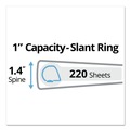 Binders | Avery 27253 11 in. x 8.5 in. 1 in. Capacity 3 Rings Durable Non-View Binder with DuraHinge and Slant Rings - Green image number 6
