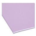 File Folders | Smead 64064 1/5 Cut Tab Letter Size Colored Hanging File Folders - Lavender (25/Box) image number 4