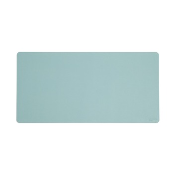 Smead 64835 31.5 in. x 15.7 in. Vegan Leather Desk Pads - Light Blue