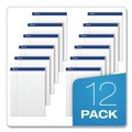 Notebooks & Pads | Ampad 20-322 8.5 in. x 11.75 in. Narrow Ruled Perforated Writing Pads - White (1-Dozen) image number 5