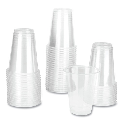 Cups and Lids | Karat C-KC7 7 oz. PET Plastic Cups - Clear (1000/Carton) image number 0