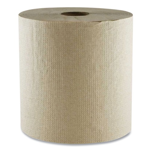 Paper Towels and Napkins | Boardwalk 6700R 1-Ply 8 in. x 700 ft. Hard Wound Towel - Kraft (6/Carton) image number 0