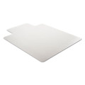 Office Chair Mats | Deflecto CM14113 36 x 48 SuperMat Frequent Use Flat Lipped Chair Mat for Med Pile Carpet - Clear image number 2
