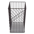 Desktop Organizers | U Brands 3836U02-06 Vena 6.85 in. Long Hanging File Basket - Black/Letter Size image number 5