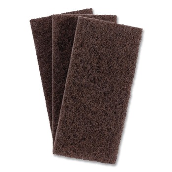 SPONGES AND SCRUBBERS | 3M 8541 4.62 in. x 10 in. Doodlebug Utility Pad - Brown (10/Carton)