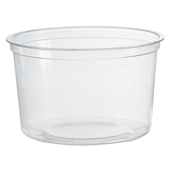 KITCHEN | WNA WNA APCTR16 16 oz. Plastic Deli Containers - Clear (50/Pack, 10 Packs/Carton)