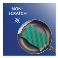 Sponges & Scrubbers | O-Cedar 169431PK 2.63 in. x 4.25 in. x 1 in. Scrunge Non-Scratch Scrub Sponge - Green/Blue (2/Pack) image number 2
