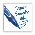 Pens | BIC RGLCG11-BE Medium 0.7 mm Gel-ocity Quick Dry Retractable Gel Pen - Blue Ink, Blue Barrel (1-Dozen) image number 6
