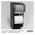  | Scott 13607 Essential 2-Ply Septic Safe Convenience Carton Standard Roll Bathroom Tissue for Business - White (550/Roll, 20 Rolls/Carton) image number 3