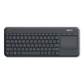 Office Electronics & Batteries | Logitech 920-007119 K400 Plus Wireless Touch Keyboard - Black image number 1