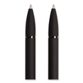 Pens | U Brands 3786U01-24 Monterey Soft Touch 1 mm Retractable Ballpoint Pen - Black Ink/Midnight Barrel/Medium (12/Pack) image number 3