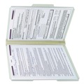 File Folders | Smead 19944 3 in. Expansion Recycled Pressboard 1/3-Cut Tab Fastener Folders with Two SafeSHIELD Fasteners - Legal Size/Gray-Green (25/Box) image number 2