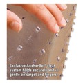 Office Chair Mats | ES Robbins 121821 36 in. x 44 in. EverLife Light Use Chair Mat for Flat Pile Carpet - Rectangular Clear image number 2