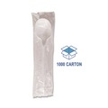 Cutlery | Boardwalk BWKSOUPMWPPIW 4.86 in. Mediumweight Wrapped Polypropylene Soup Spoon Cutlery - White (1000/Carton) image number 5