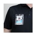 Label & Badge Holders | Advantus 75457 3.38 in. x 4.25 in. Vertical ID Badge Holders with Clip - Clear (50/Pack) image number 4