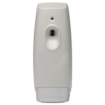 ODOR CONTROL | TimeMist 1047809 3.4 in. x 3.4 in. x 8.25 in. Settings Metered Air Freshener Dispenser - White