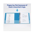 Binders | Avery 79817 11 in. x 8.5 in. 3 Rings 5 in. Capacity Heavy-Duty View Binder with DuraHinge and Locking One Touch EZD Rings - Pacific Blue image number 9