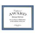 Copy & Printer Paper | Geographics 49949 Tree Free Award Certificates, 8.5 x 11, White with Elegant Blue/Gold Border, 15/Pack image number 2