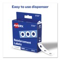 Notebooks & Pads | Avery 05720 0.25 in. Diameter Dispenser Pack Hole Reinforcements - White (1000/Pack) image number 3