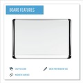 White Boards | MasterVision MVI270201 Gold Ultra 72 in. x 48 in. Magnetic Dry Erase Boards - White Surface/Black Aluminum Frame image number 8