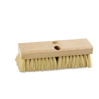 Boardwalk BWK3210 10 in. Brush 2 in. White Tampico Bristles Deck Brush Head