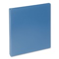 Just Launched | Universal UNV20713 11 in. x 8.5 in. 1 in. Capacity 3 Rings Slant D-Ring View Binder - Light Blue image number 1