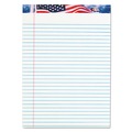 Just Launched | TOPS 75140 American Pride 8.5 in. x 11.75 in. Writing Pad - Wide/Legal, White (50 Sheets/Pad, 12 Pads/Pack) image number 0