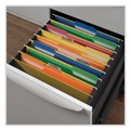 File Folders | Universal UNV16466 Deluxe Heavyweight 1/3-Cut Tab Assorted File Folders - Letter Size, Assorted Colors (50/Pack) image number 2