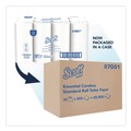  | Scott 07001 2-Ply Septic Safe Essential Extra Soft Coreless Standard Roll Bath Tissue - White (36/Carton) image number 3