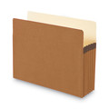 File Folders | Smead 73206 5.25 in. Expansion Letter Size Recycled Top Tab File Pockets - Redrope (10/Box) image number 3