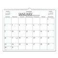 Bulletin Boards | AT-A-GLANCE 997-1 12-Month (Jan to Dec) 2026 15 in. x 12 in. Business Monthly Wall Calendar - White/Black Sheets image number 0