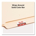 Back to School Sale | Smead 67089 1 in. x 1.25 in. S Color-Coded End Tab Filing Labels - White (1-Roll) image number 4