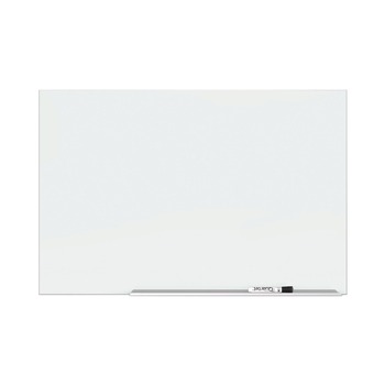 WHITE BOARDS | Quartet G7442E Element Aluminum Frame 74 in. x 42 in. Glass Dry-Erase Board - White/Silver
