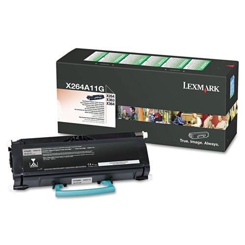 Ink & Toner | Lexmark X264A11G Return Program 3,500 Page-Yield Toner - Black image number 0