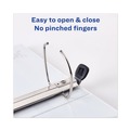 Binders | Avery 79604 3 Locking One Touch EZD Rings 4 in. Capacity 11 in. x 8.5 in. Heavy-Duty View Binder with DuraHinge - Black image number 6