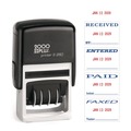 Stamps & Stamp Supplies | COSCO 2000PLUS 065005 1.75 in. x 0.94 in. 4 Messages Economy Message Dater - Red/Blue image number 2