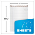 Notebooks & Pads | Ampad 20-811 (70) White 8.5 in. x 11.75 in. Sheets Project-Management Format Gold Fibre Wirebound Project Notes Pad - Green Cover image number 1