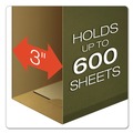 File Folders | Pendaflex 04153X3 1/5-Cut Tabs 3 in. Capacity Legal Size Extra Capacity Reinforced Hanging File Folders with Box Bottom - Green (25/Box) image number 1