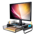 Office Electronics & Batteries | Allsop 32166 18 in. x 11.8 in. x 5.1 in. Supports 30 lbs. Metal Art Organizer 5 Monitor Stand - Black image number 3
