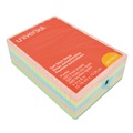Sticky Notes & Post it | Universal UNV35616 100 Sheet Lined 4 in. x 6 in. Self-Stick Note Pads - Assorted Pastel Colors (5/Pack) image number 1