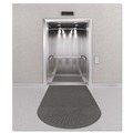 Office Chair Mats | Guardian EGDSF040804 48 in. x 96 in. EcoGuard Diamond Single Fan Floor Mat - Charcoal image number 6