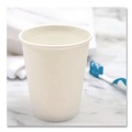  | SOLO 370W-2050 10 oz. Single-Sided Poly Paper Hot Cups - White (1000/Carton) image number 6