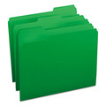File Folders | Smead 12143 0.75 in. Expansion 1/3-Cut Tabs Colored File Folders - Letter Size/Green (100/Box) image number 4
