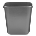 Just Launched | Rubbermaid Commercial FG295500BLA 3.5-Gallon Rectangular Deskside Wastebasket - Black image number 0