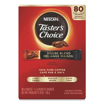 PRODUCTS | Nescafe 11005773 .06 oz Taster's Choice Stick Pack - House Blend (480/Carton)