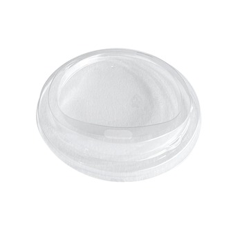 Boardwalk BWKPETSIP PET Cold Cup Lids Fits 14 oz. to 24 oz. Plastic Cups - Clear (1000/Carton)