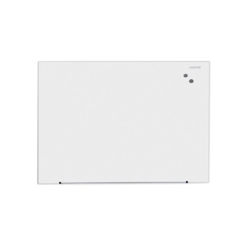 Universal UNV43203 Frameless 48 in. x 36 in. Magnetic Glass Marker Board - White
