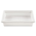 Just Launched | Rubbermaid Commercial FG350800WHT 8.5 Gallon 26 in. x 18 in. x 6 in. Food Tote Boxes - White image number 1