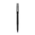 Pens | uni-ball 2013566 Extra-Fine 0.5 mm Stick Roller Ball Pen - Blue Ink Black/Blue Barrel (72/Pack) image number 1