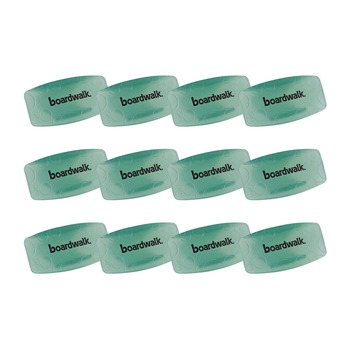 Boardwalk EBCP012I072M02AAS8000 Bowl Clips - Cucumber Melon Scent - Green (12/Box)